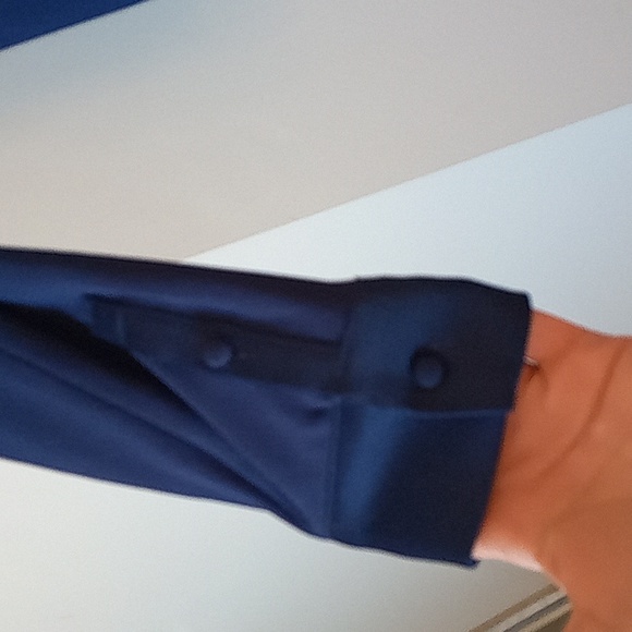 Ladies navy blue shirt - Picture 3 of 6